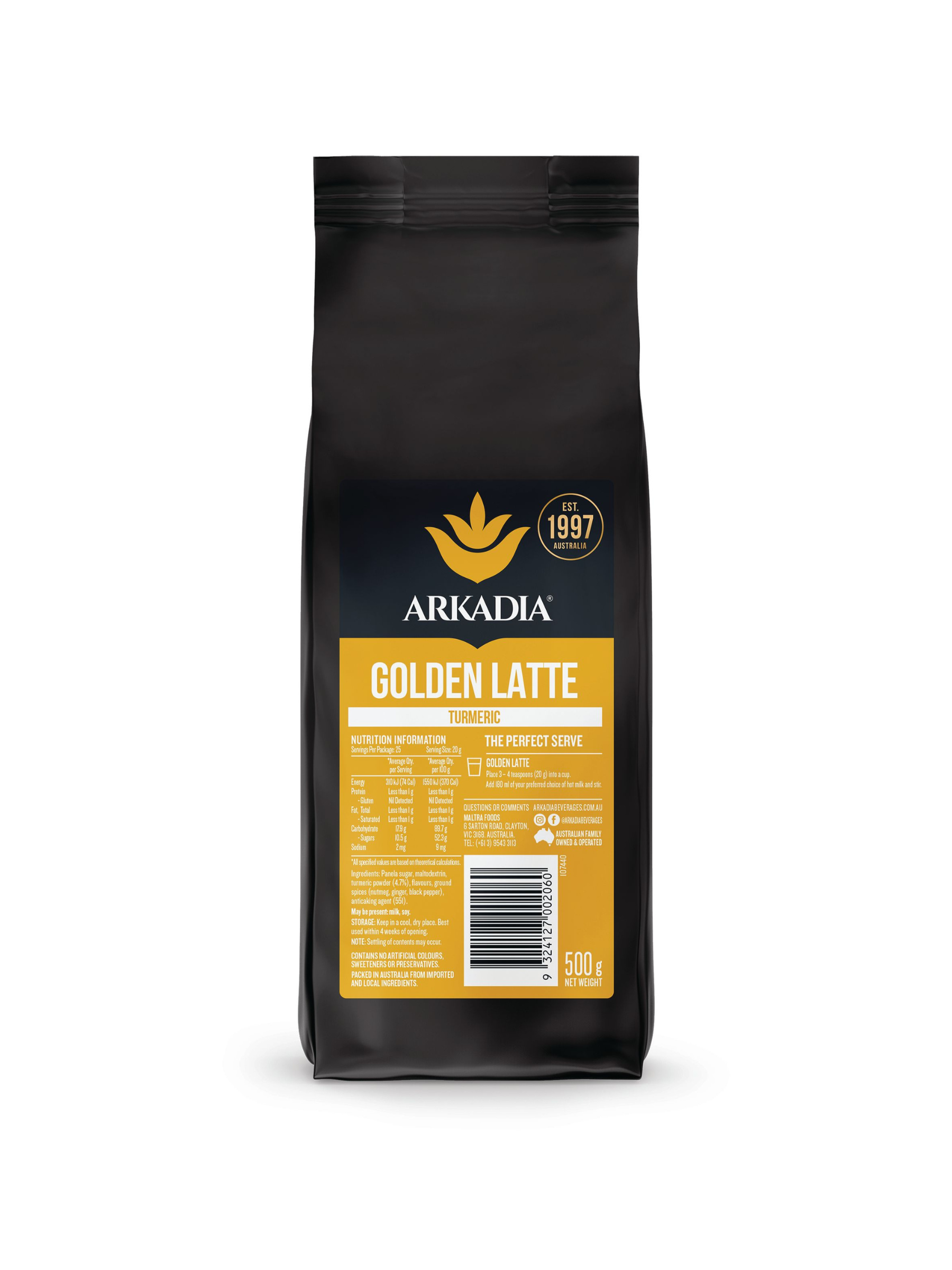 Arkadia Golden Latte Turmeric