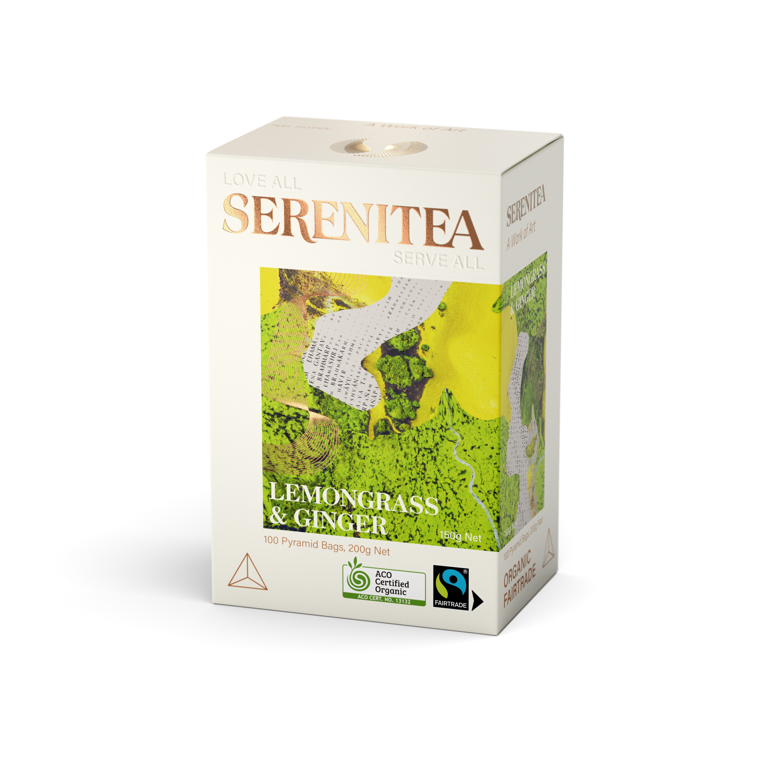 Serinitea Lemongrass & Ginger 100 Tea Bags